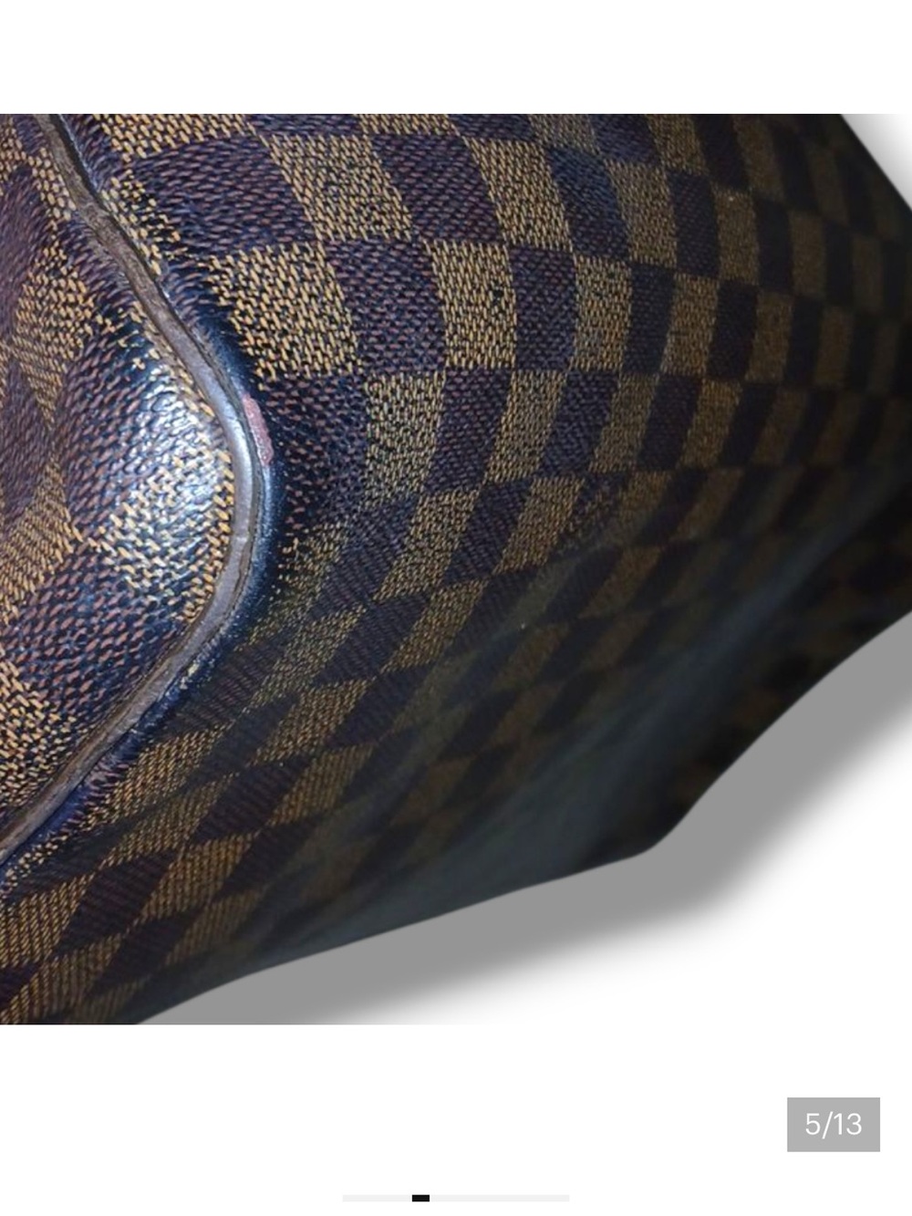 Louis Vuitton Damier Brown Coated Canvas Speedy 35. - Picture 5 of 14